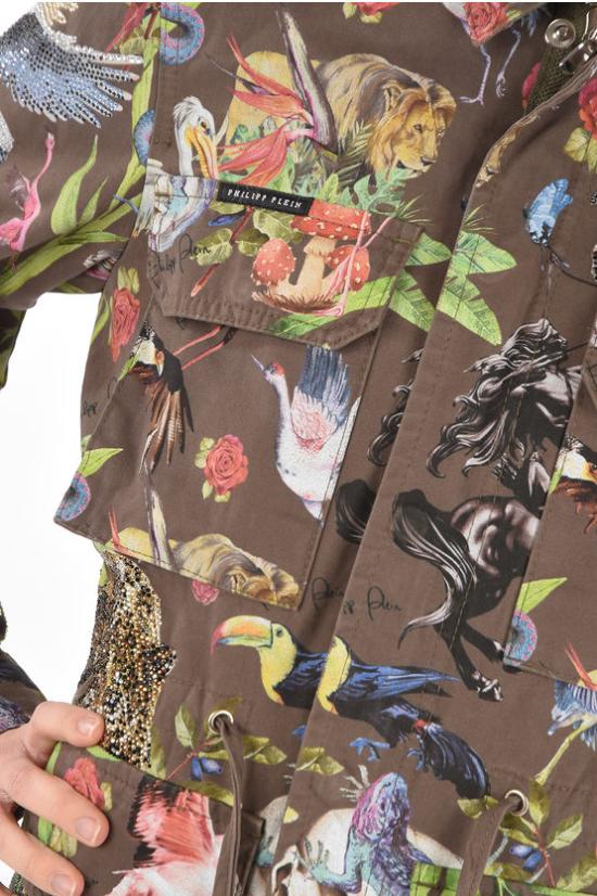  필립 플레인 자켓 S19C WRA0222 PTE003N 65 Multicolor, Verde Militare - PHILIPP PLEIN