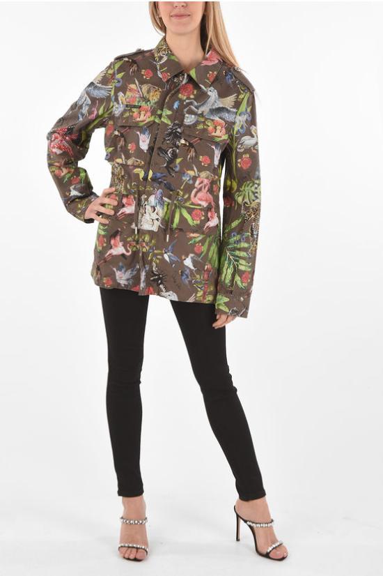  필립 플레인 자켓 S19C WRA0222 PTE003N 65 Multicolor, Verde Militare - PHILIPP PLEIN