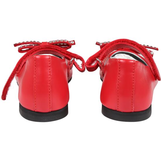  [키즈] 모나리자 플랫 슈즈 87B013 2705 0043 RED - MONNALISA