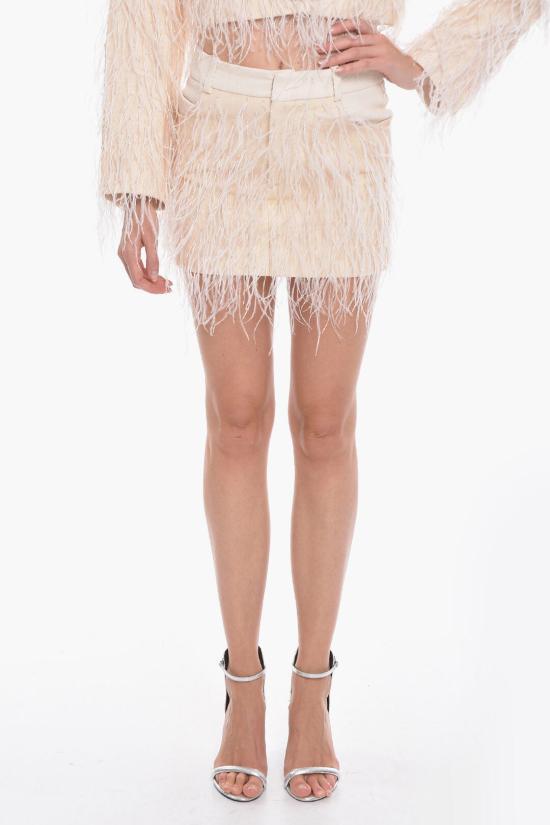  더 마네이 숏 스커트 FW22TM VENICE 0 NUDE Pink