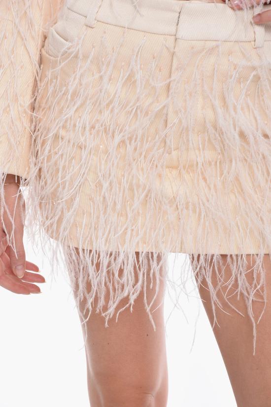  더 마네이 숏 스커트 FW22TM VENICE 0 NUDE Pink - THE MANNEI