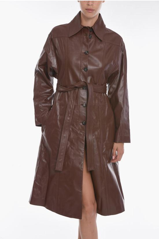  엠부시 가죽 자켓 BWJA002F21LEA0012800 Brown - AMBUSH