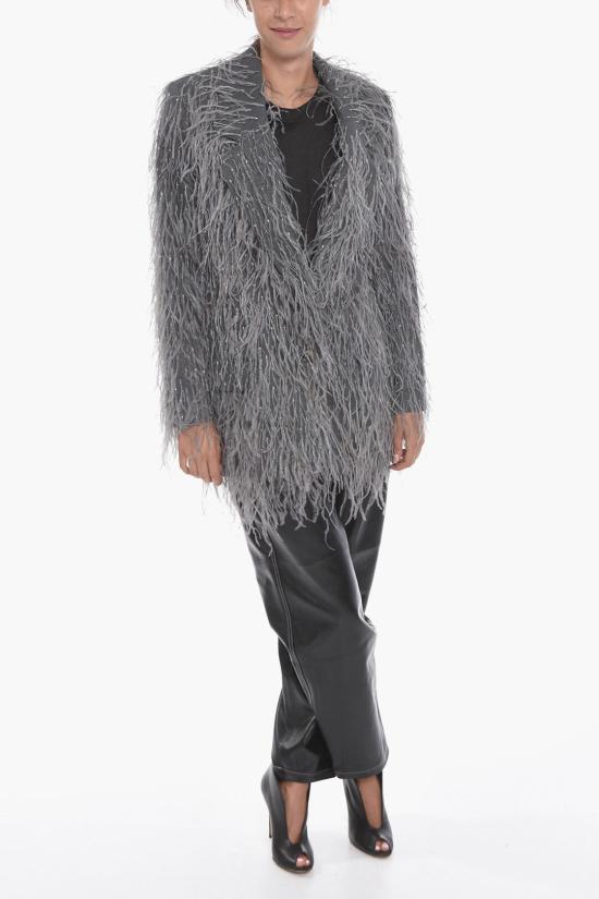  더 마네이 무스탕 FW22TM GREENOCK 0 GREY Gray - THE MANNEI