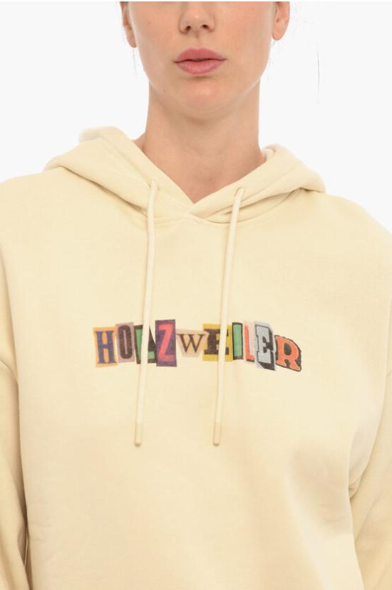  홀츠베일러 후드 티셔츠 13349 0 1001 Beige - HOLZWEILER