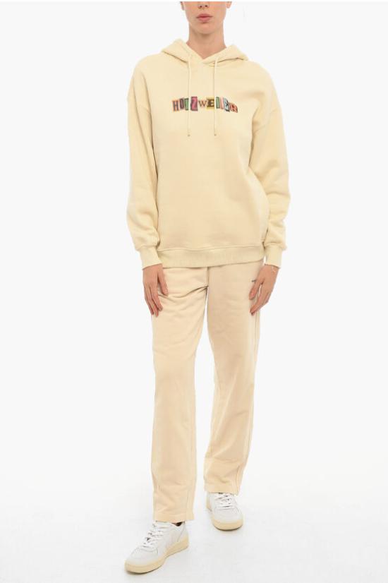  홀츠베일러 후드 티셔츠 13349 0 1001 Beige - HOLZWEILER