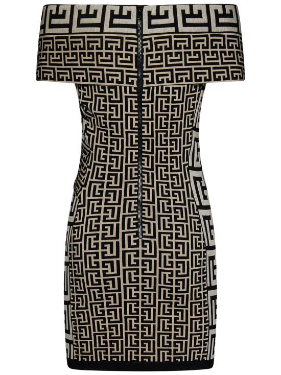  발망 숏 원피스 BF1R6036KE67 GFE - BALMAIN