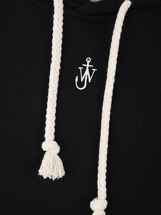  제이더블유앤더슨 후드 티셔츠 JW0125 PG1339 999 BLACK - JW ANDERSON