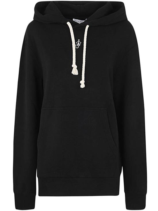  제이더블유앤더슨 후드 티셔츠 JW0125 PG1339 999 BLACK