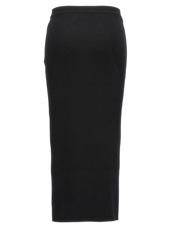  알렉산더 맥퀸 롱 스커트 768608Q1A651000 Black - ALEXANDER MCQUEEN