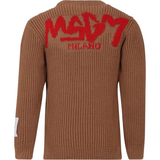  [키즈] 엠에스지엠 캐시미어 니트 F3MSJBJP128 924 BEIGE - MSGM