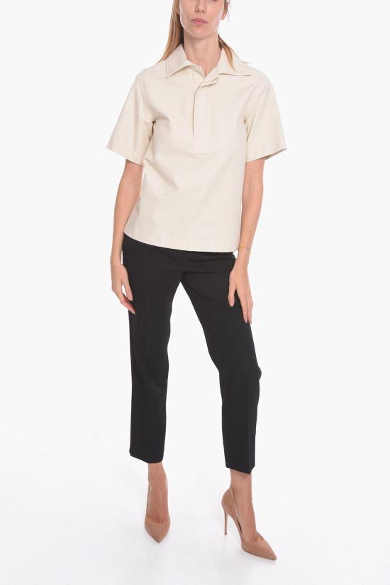  보테가베네타 폴로 티셔츠 659712V0OA02945 White - BOTTEGA VENETA