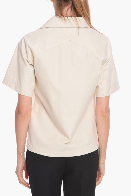  보테가베네타 폴로 티셔츠 659712V0OA02945 White - BOTTEGA VENETA