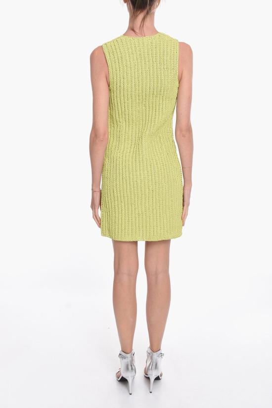  보테가베네타  니트 미디 원피스 드레스 655904V0SA03441 Green - BOTTEGA VENETA