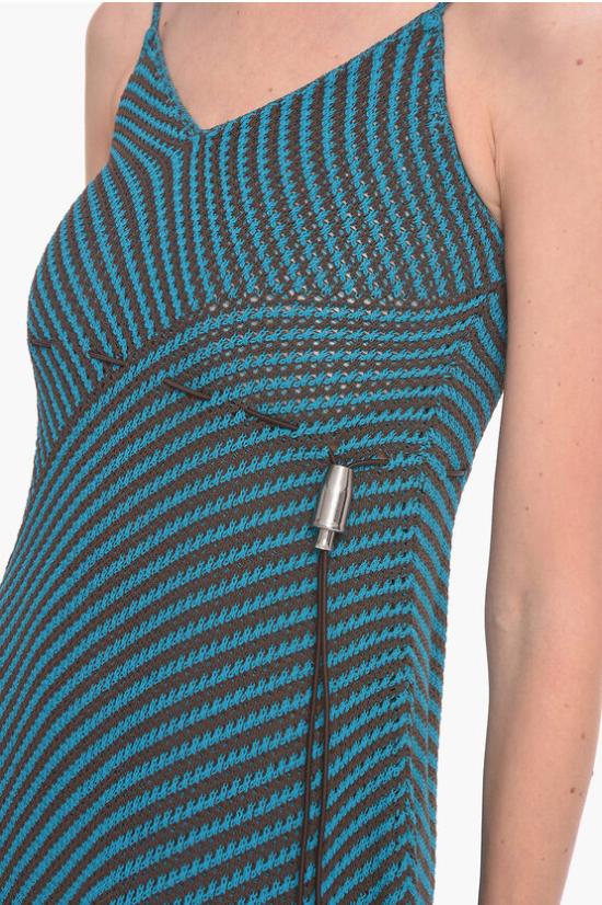  보테가베네타 롱 원피스 662334V0R402007 Light blue - BOTTEGA VENETA