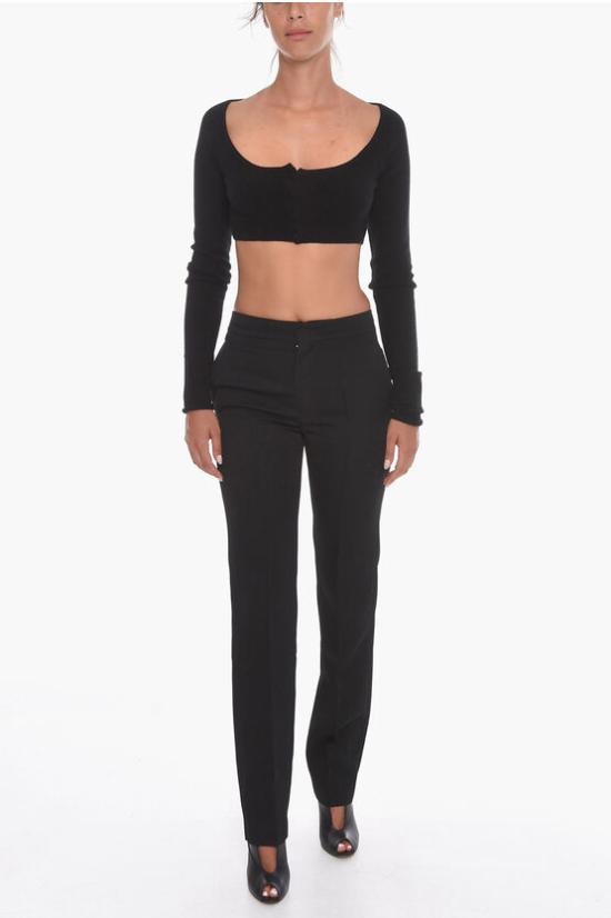  이자벨마랑 스트레이트 스트레이트 팬츠 PA2194 22A015I Black - ISABEL MARANT