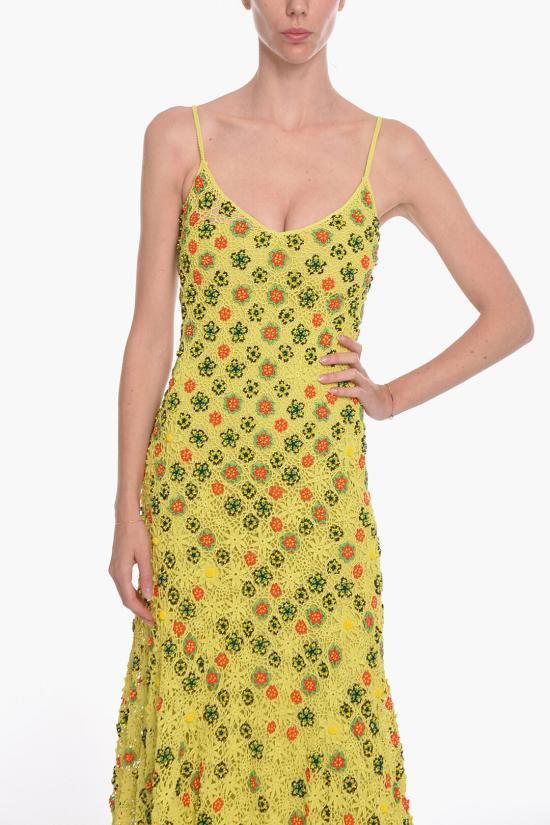  보테가베네타 롱 원피스 657723V0R903441 Green - BOTTEGA VENETA
