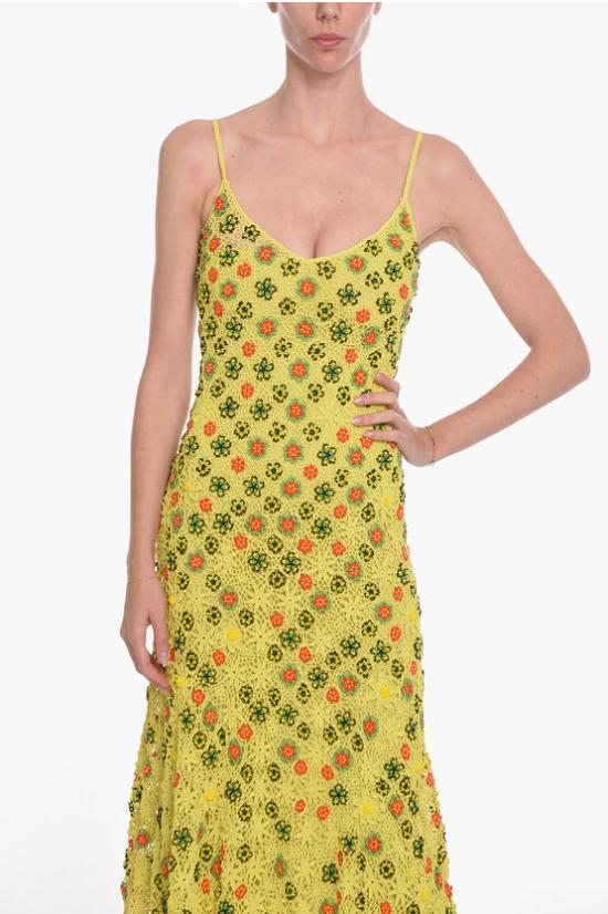  보테가베네타 롱 원피스 657723V0R903441 Green - BOTTEGA VENETA