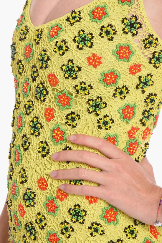  보테가베네타 롱 원피스 657723V0R903441 Green - BOTTEGA VENETA