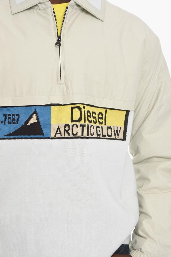  디젤 봄버 자켓 A06796 0JKKG 9CR White - DIESEL