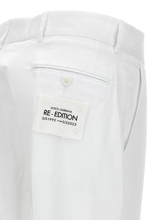  돌체앤가바나 / 여성 스트레이트 스트레이트 팬츠 GWZ4HTFUFMLW0800 White BPG - DOLCE & GABBANA