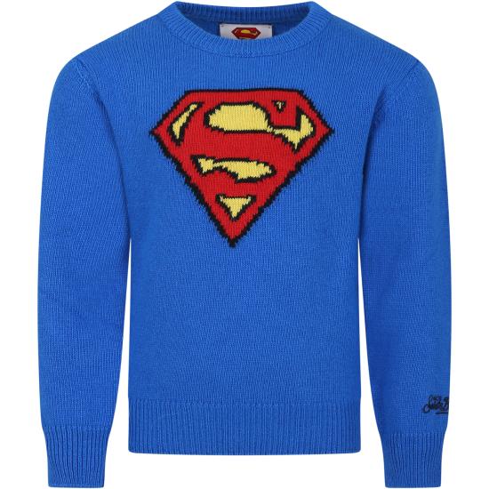  [키즈] 세인트바쓰 캐시미어 니트 DOUGLAS SUPERMAN 17 LIGHT BLUE