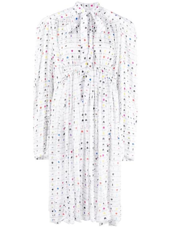  발렌시아가 숏 원피스 680795 TLL11 9000 - BALENCIAGA