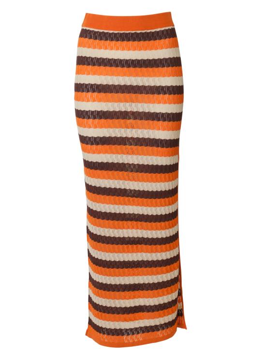  도도바오르 롱 스커트 DBO4034 Brown Orange