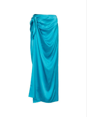  발렌시아가 롱 스커트 658183 TKN01 4407