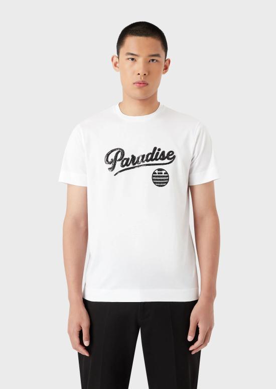  엠포리오 아르마니 반팔 티셔츠 3R1TBH 1JSAZ 0186 - EMPORIO ARMANI