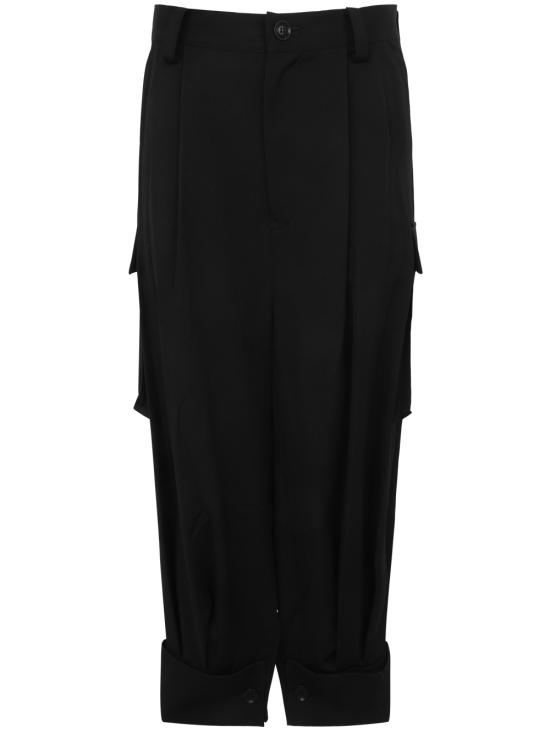  와이쓰리 스트레이트 팬츠 YJ P15 100 1 BLACK - Y-3