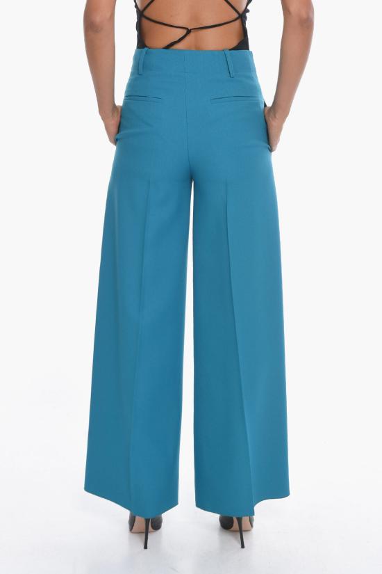  슈퍼 블론드 팔라초 팬츠 TROUSERS CPETROLIO Blue - SUPER BLOND