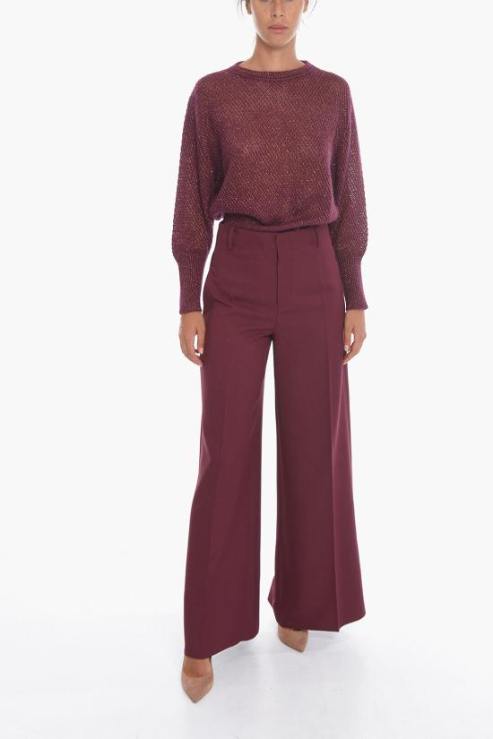  슈퍼 블론드 스트레이트 스트레이트 팬츠 TROUSERS CBORDEAUX Burgundy - SUPER BLOND