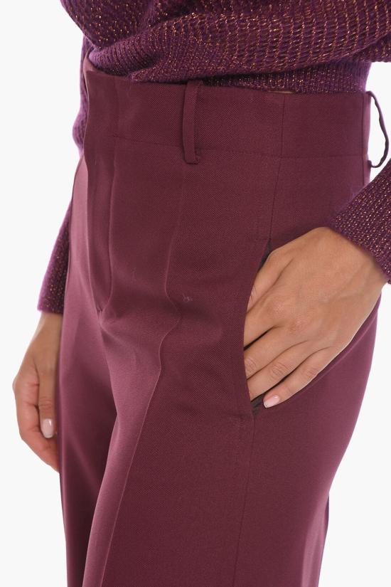  슈퍼 블론드 스트레이트 스트레이트 팬츠 TROUSERS CBORDEAUX Burgundy - SUPER BLOND