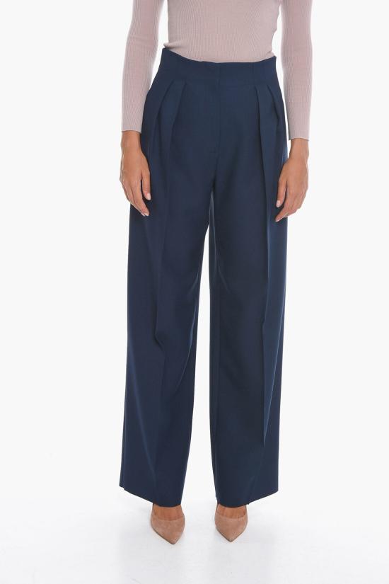  슈퍼 블론드 스트레이트 스트레이트 팬츠 TROUSERS FBLU SCURO Blue