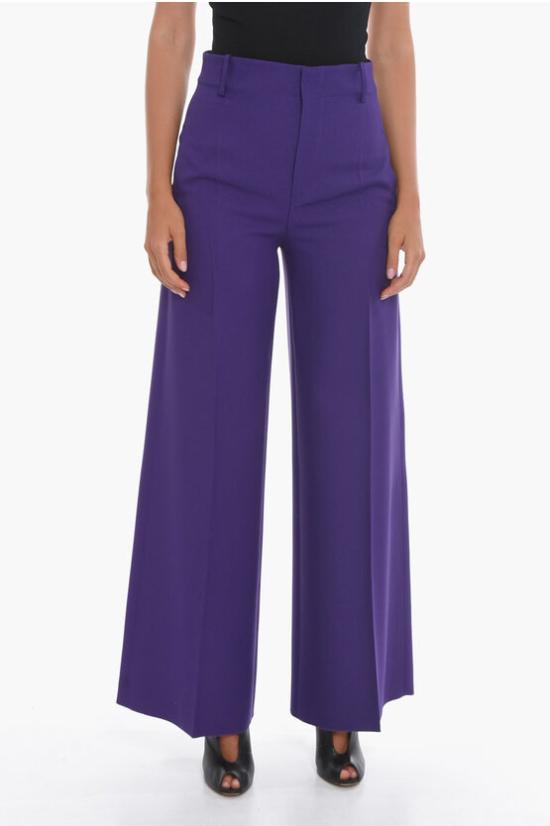  슈퍼 블론드 팔라초 팬츠 TROUSERS CVIOLA Violet