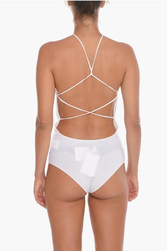  보테가베네타  캐시미어 블렌드 바디수트  632324VKSE09068 White - BOTTEGA VENETA