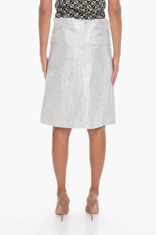  보테가베네타 미디 스커트 588910VKFJ09223 White - BOTTEGA VENETA