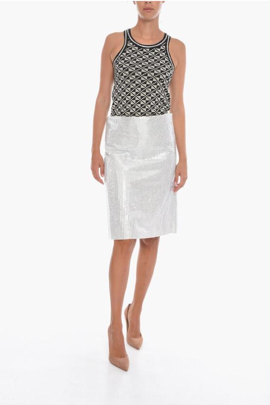  보테가베네타 미디 스커트 588910VKFJ09223 White - BOTTEGA VENETA