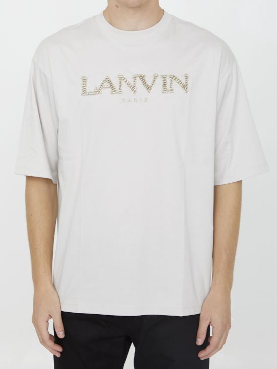  랑방 반팔 티셔츠 RM TS9026 J029 A23 BEIGE