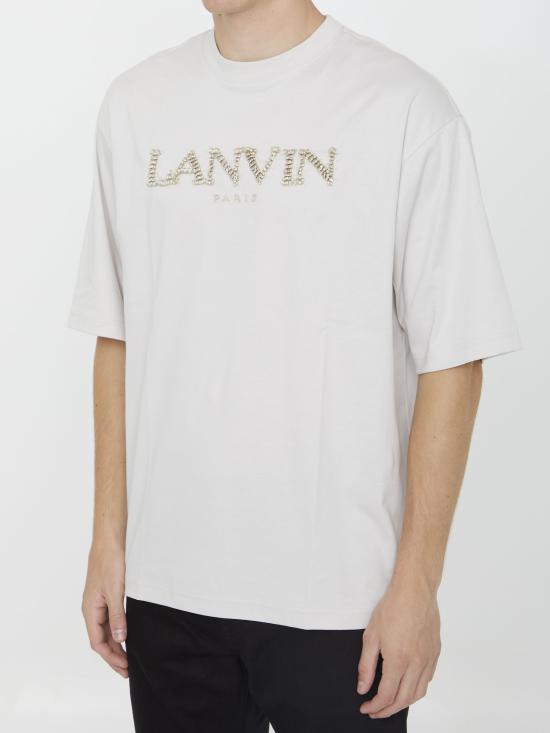  랑방 반팔 티셔츠 RM TS9026 J029 A23 BEIGE - LANVIN