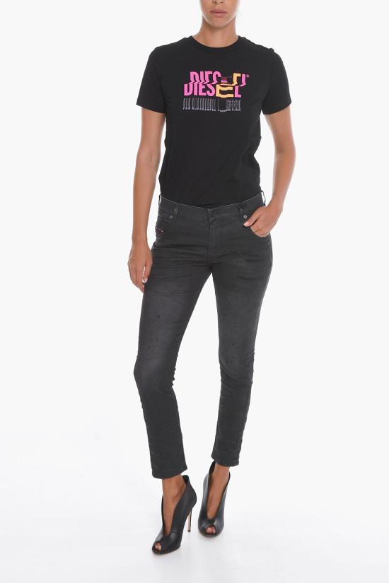  디젤 데님 스트레이트 팬츠 스트레이트 팬츠 00SJNL 069QL 02 Black - DIESEL