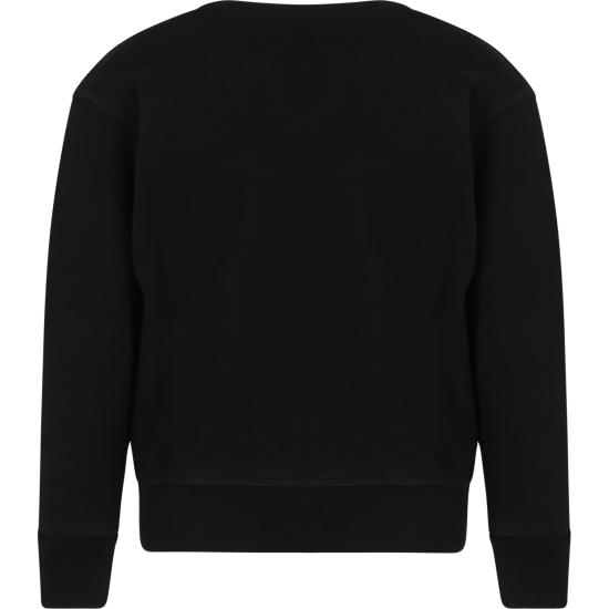 25FW [키즈] 디스퀘어드2 티셔츠 DQ1358 D002Y DQ900 BLACK - DSQUARED2