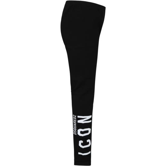  [키즈] 디스퀘어드2 트레이닝/조거 팬츠 DQ1377 D008C DQ900 BLACK - DSQUARED2