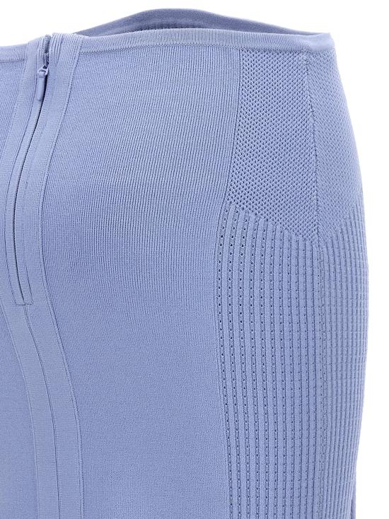  에르베레제 숏 스커트 MRP3438649513 Light Blue - HERVE LEGER