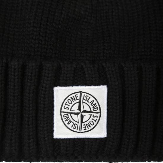 25FW [키즈] 스톤 아일랜드 모자 7916N04Z4 V0029 BLACK - STONE ISLAND