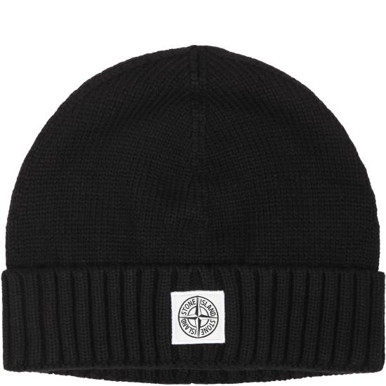25FW [키즈] 스톤 아일랜드 모자 7916N04Z4 V0029 BLACK