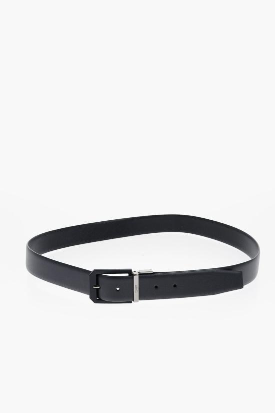  에르메네질도제냐 가죽 벨트 LHVIM B011JZ TBA Blue - ERMENEGILDO ZEGNA