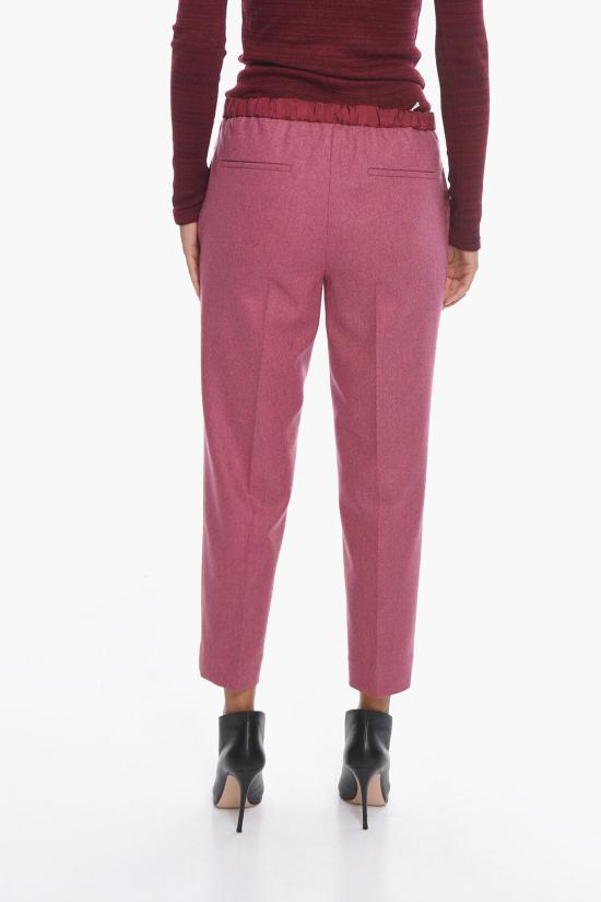  질샌더 스트레이트 팬츠 J40KA0002JTN020 652 Burgundy - JIL SANDER