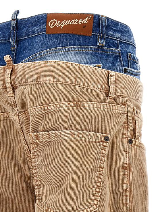  디스퀘어드2 스트레이트 스트레이트 팬츠 S72LB0678S53162124 - DSQUARED2