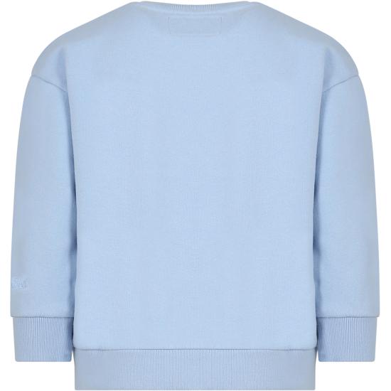  [키즈] 세인트바쓰 티셔츠 BRIONY W LAMA LOVE 31 EMB LIGHT BLUE - MC2 SAINT BARTH